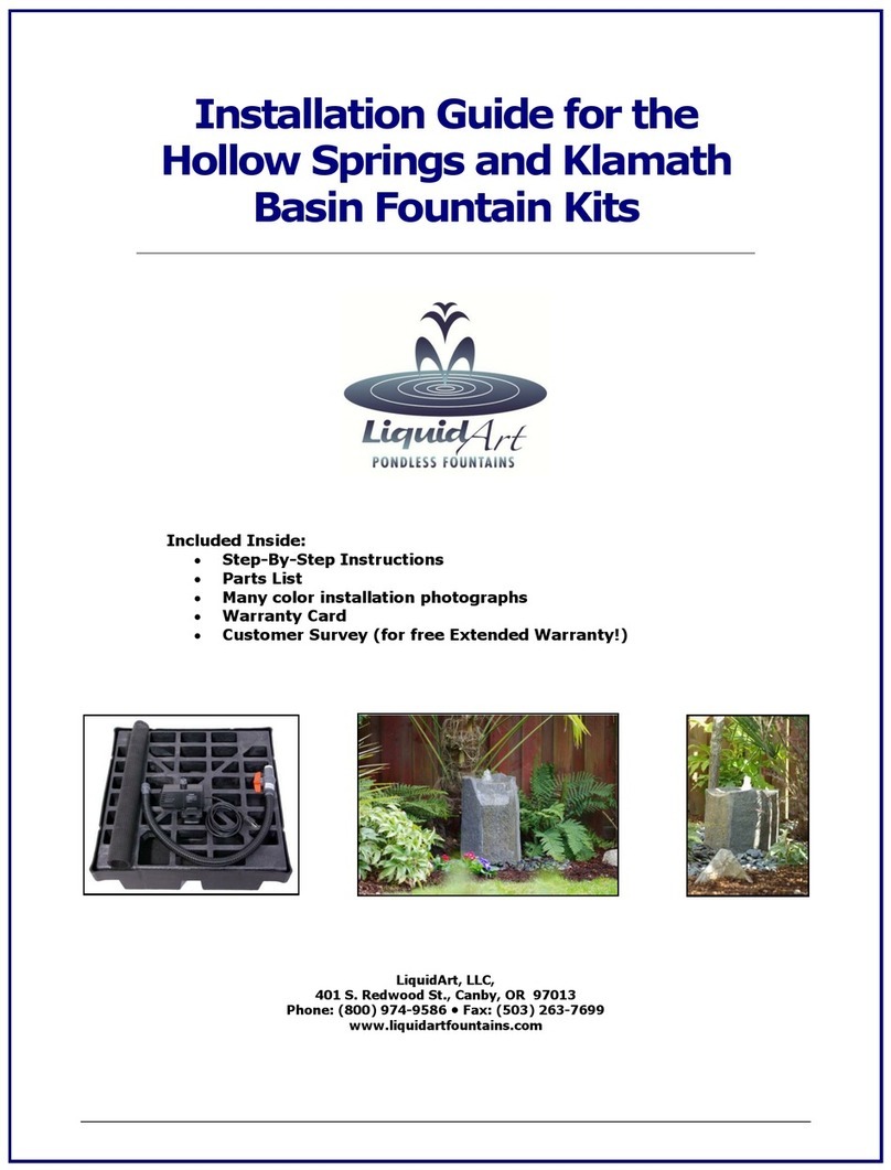 LiquidArt Hollow Springs installation guide