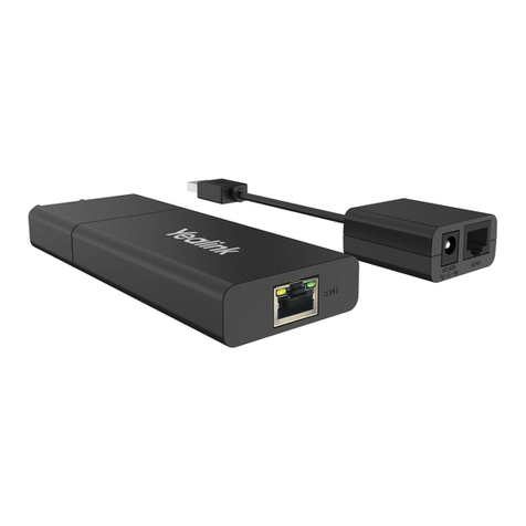 Yealink USB2CAT5E-EXT quick start guide