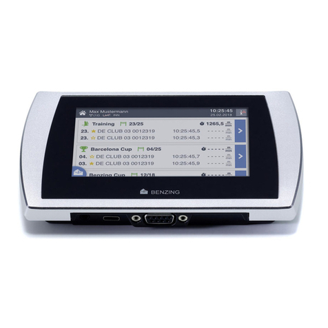 BENZING M3 User manual