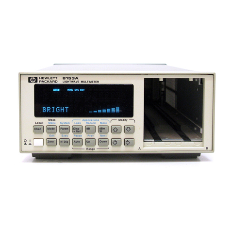 HP 8153A Owner's manual