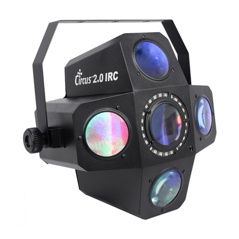 Chauvet DJ Circus 2.0 IRC Quick reference guide