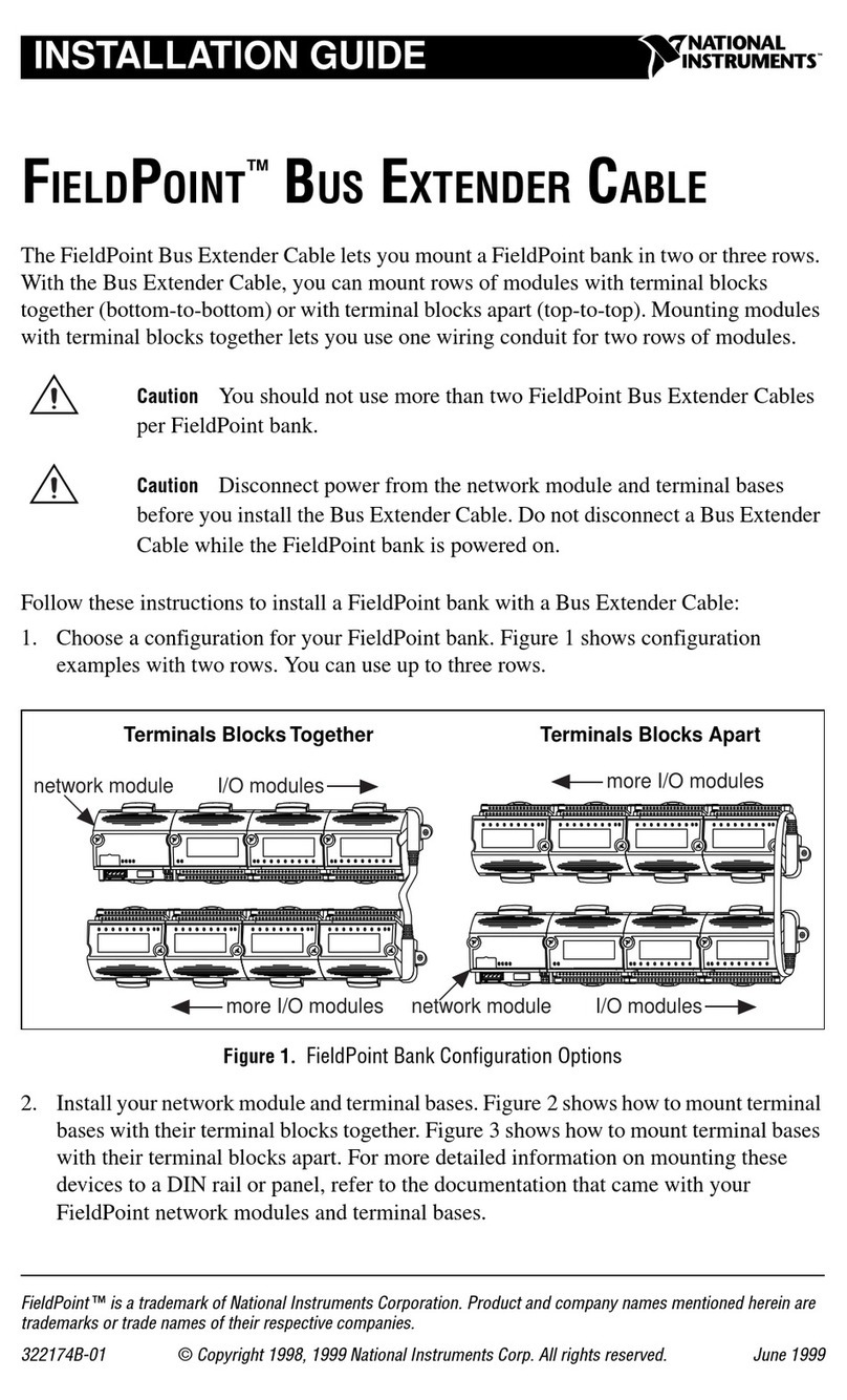 National Instruments FIELD POINT User manual