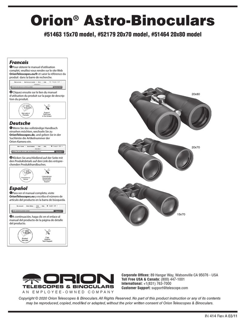 ORION TELESCOPES & BINOCULARS 51463 User manual