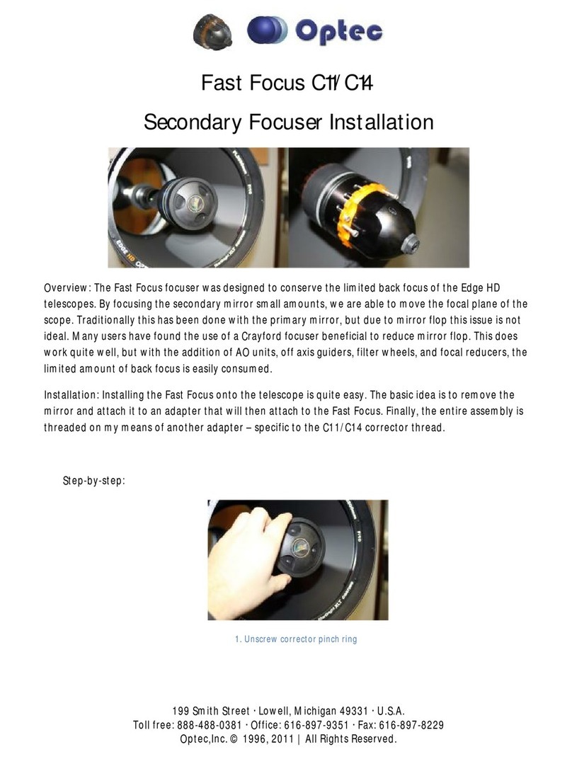Optec Fast Focus C11 User manual