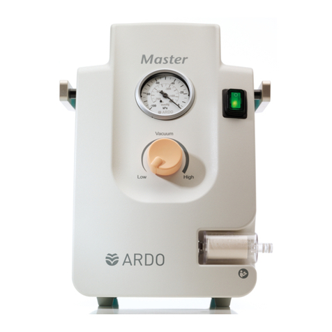 Ardo Master operating instructions