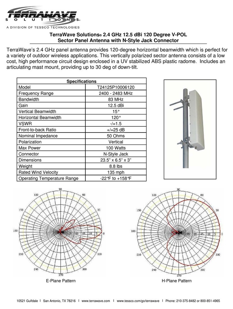 TerraWave Solutions T24125P10006120 instructions