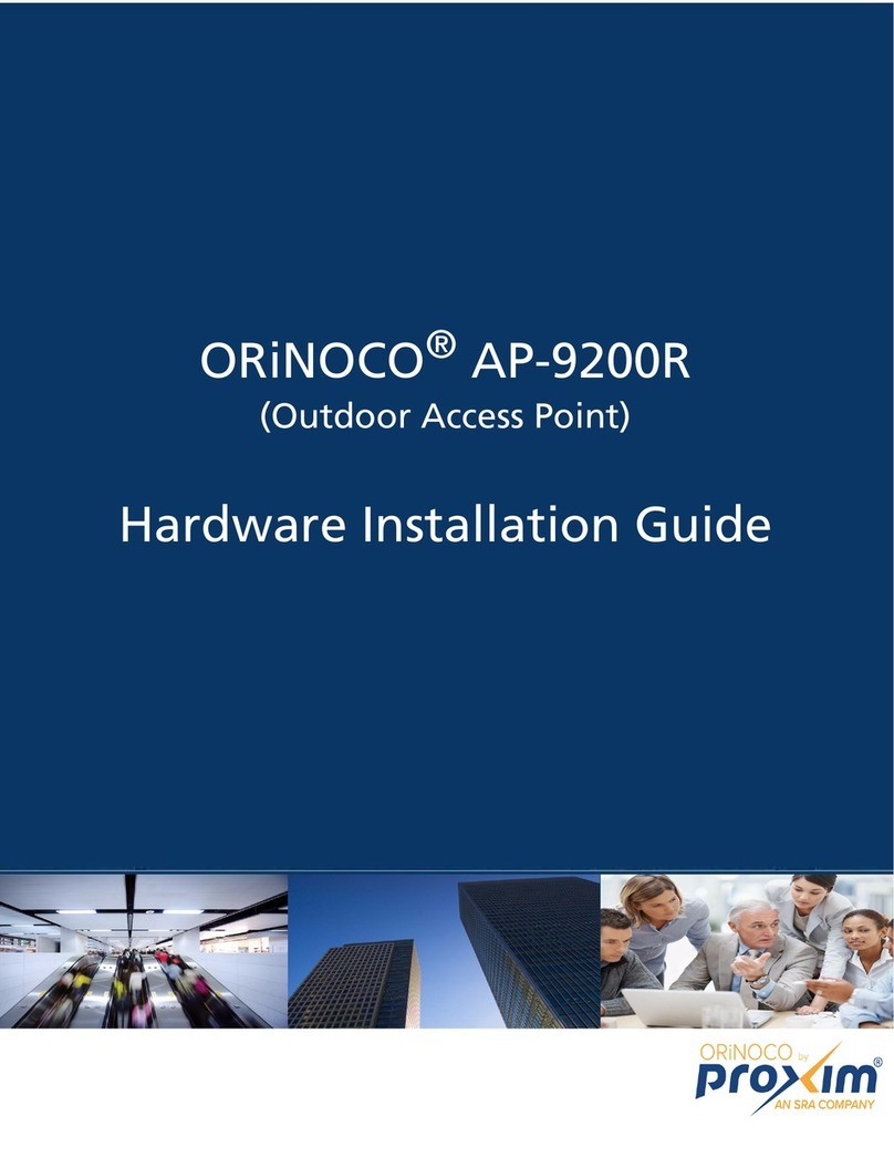 ORiNOCO AP-9000R Hardware installation guide