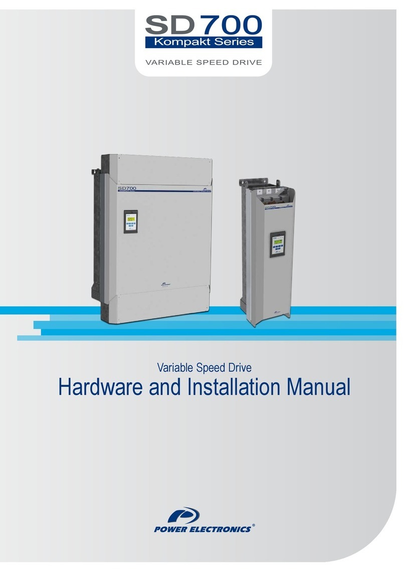 Power Electronics SD700 Series User manual Power Electronics SD700 Series User manual