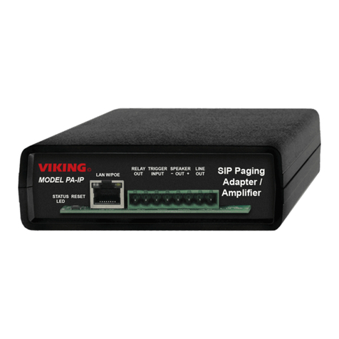 Viking PA-IP User manual
