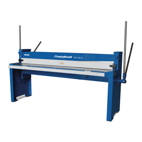 Metallkraft TBS 1501-15 instruction manual