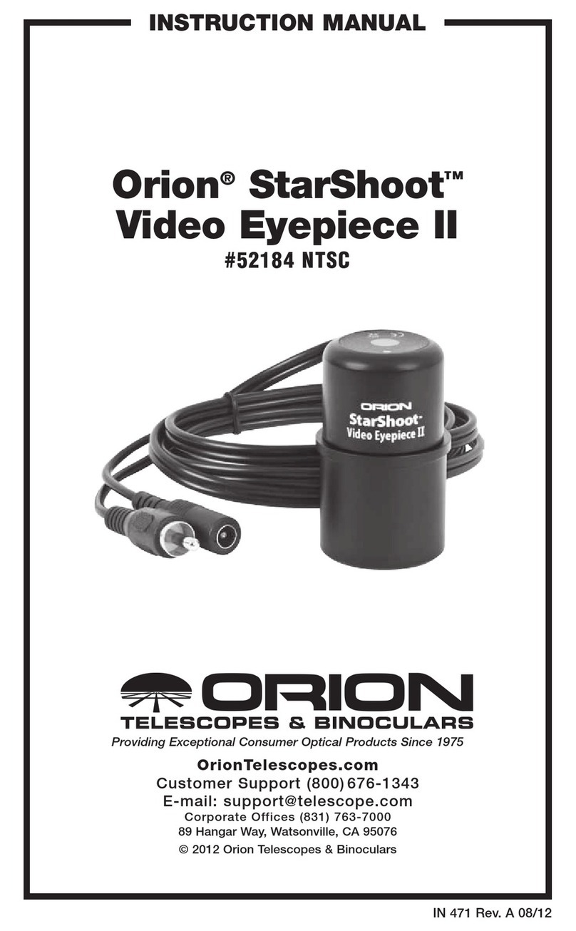 ORION TELESCOPES & BINOCULARS StarShoot Video Eyepiece II User manual ORION TELESCOPES & BINOCULARS StarShoot Video Eyepiece II User manual