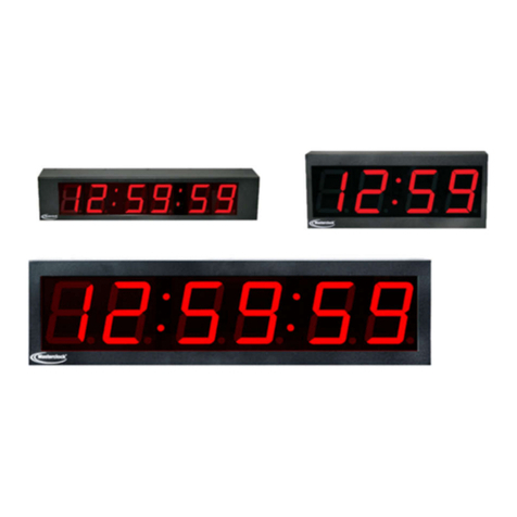 Masterclock RC1000 Manual