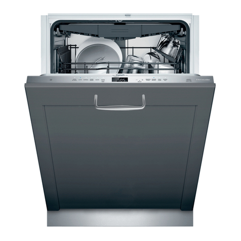 Thermador SAPPHIRE DWHD650GFP use and care manual