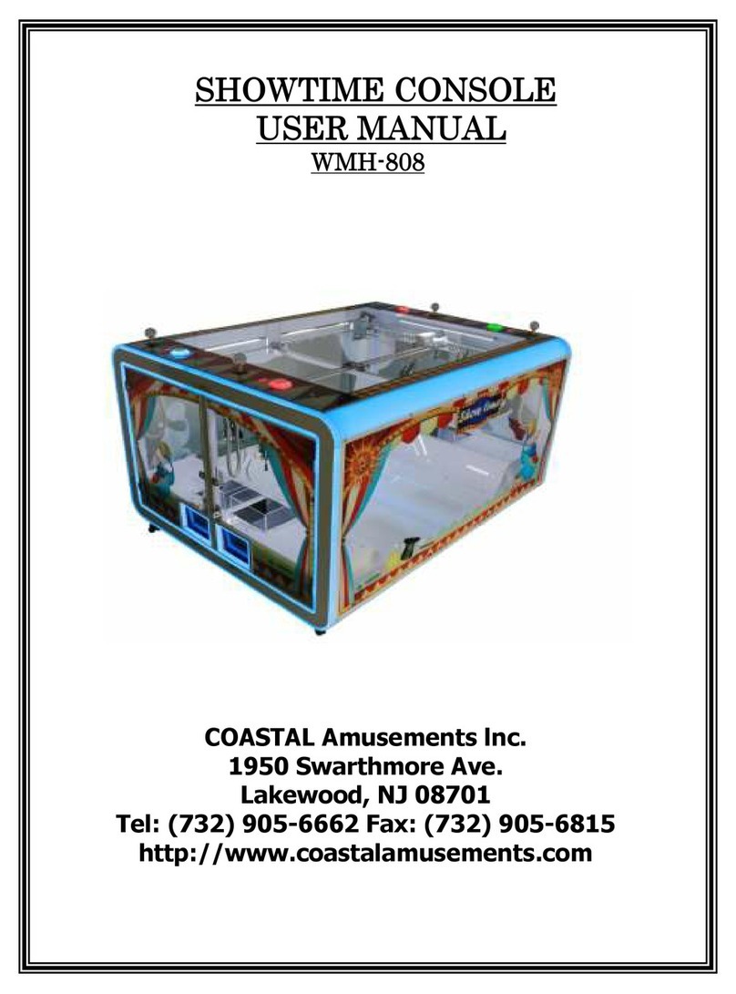 Coastal Amusements WMH-808 user manual