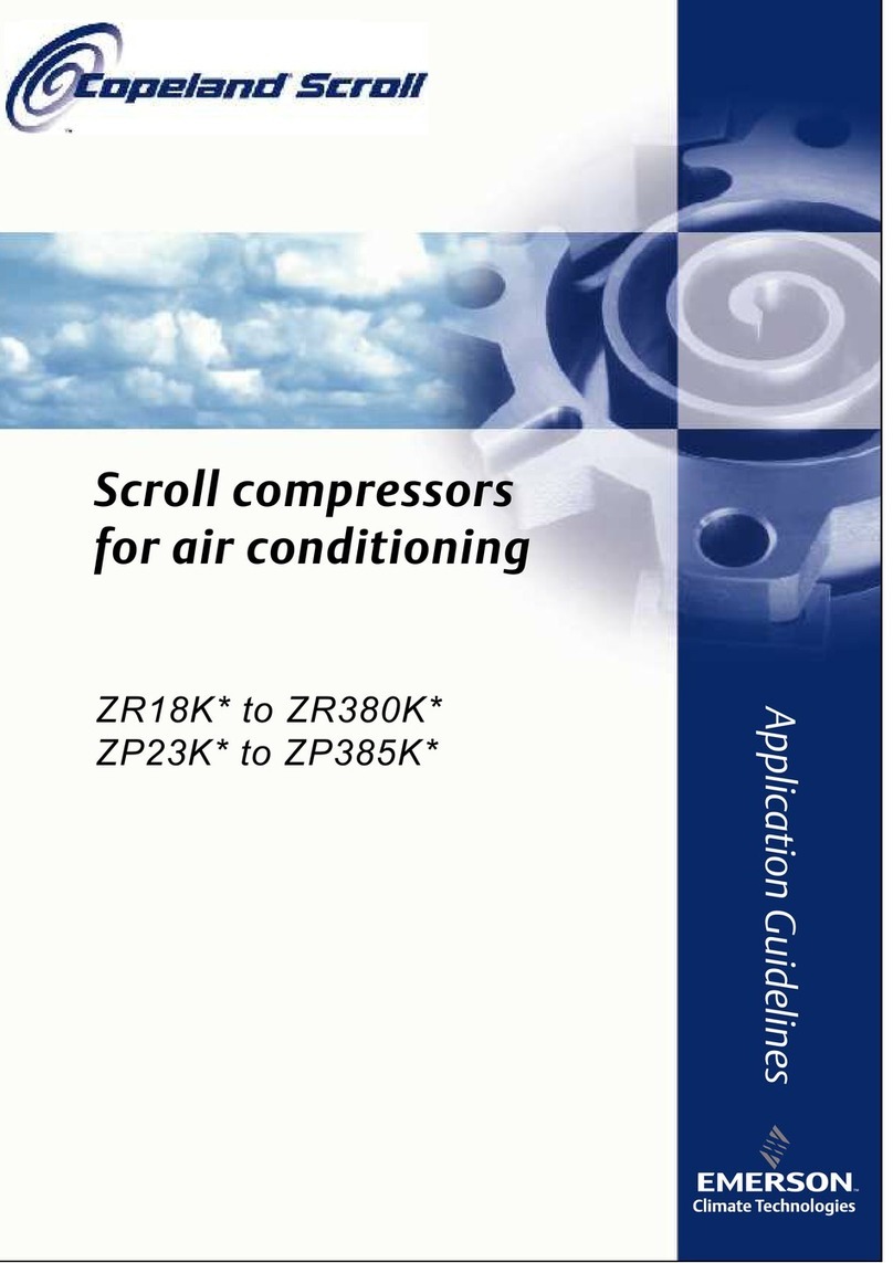 Emerson Copeland Scroll ZR18K Series Instruction Manual