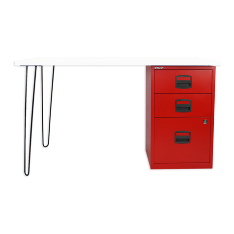 Bindertek Dealer Solutions Bisley+ Desk Assembly instructions Bindertek Dealer Solutions Bisley+ Desk Assembly instructions