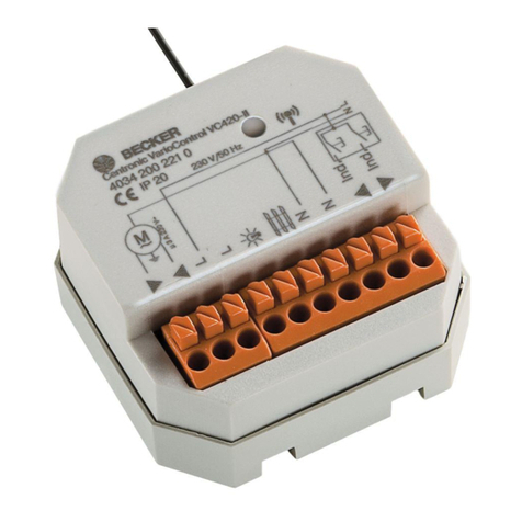 Becker Centronic VarioControl VC420-II User manual