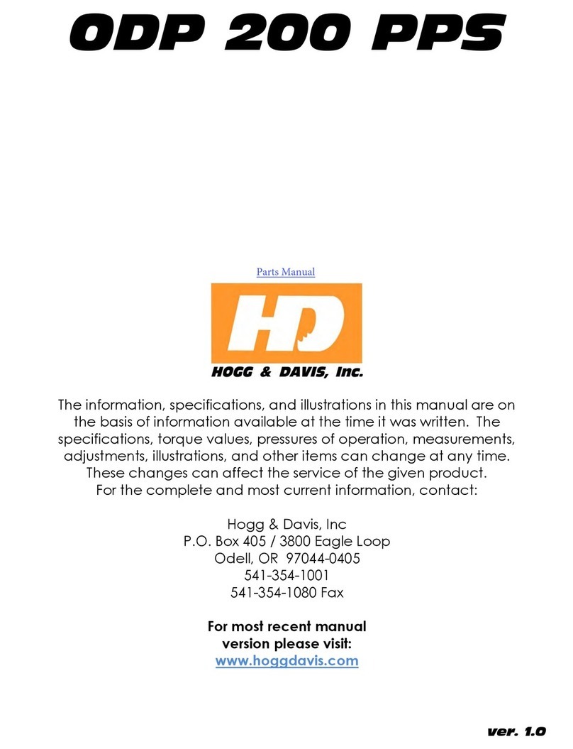 HOGG & DAVIS ODP 200 PPS manual