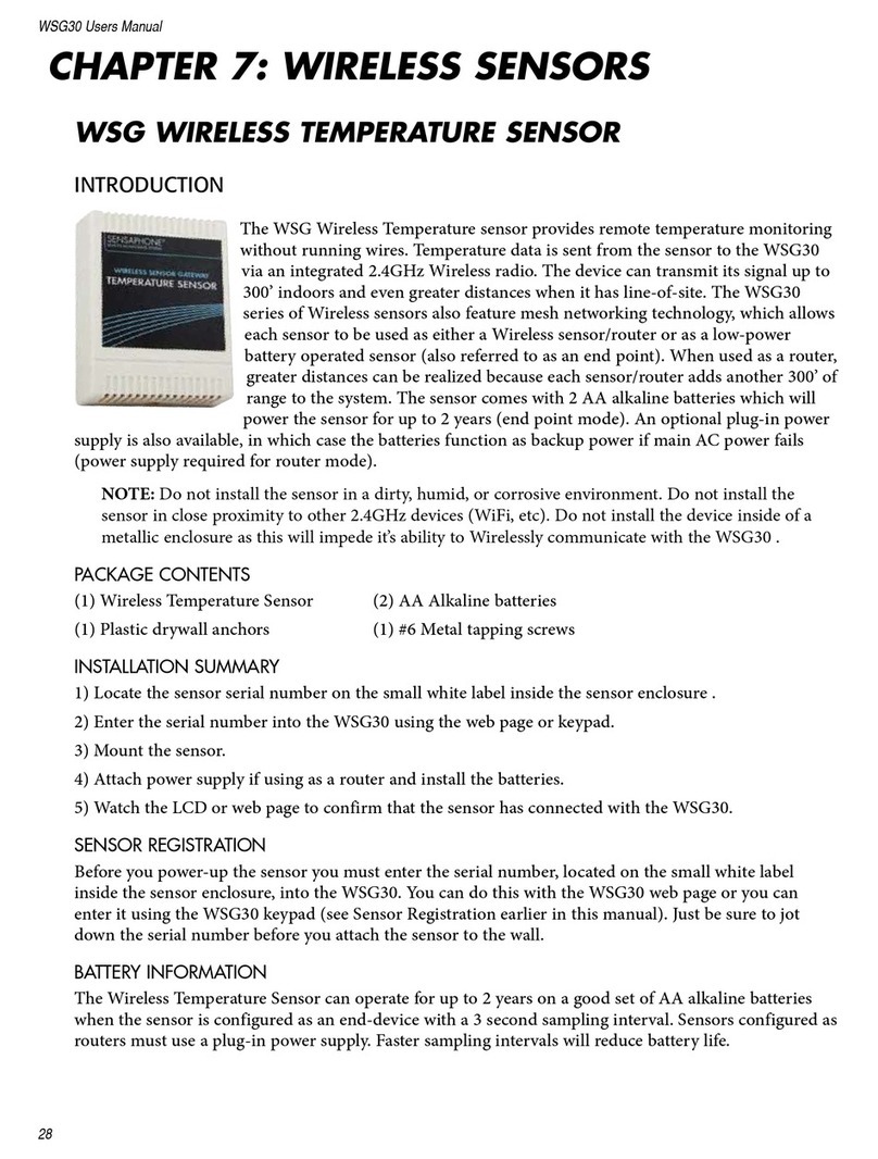 Sensaphone WSG30 user manual