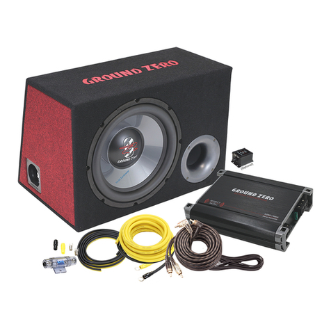 Ground Zero GZ BASS KIT 12.300X User manual
