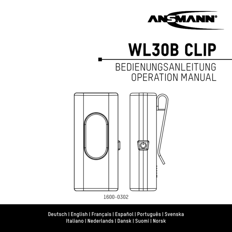 ANSMANN WL30B CLIP Operation manual