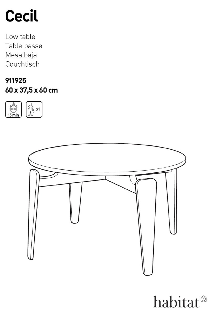 Habitat Cecil 911925 User manual