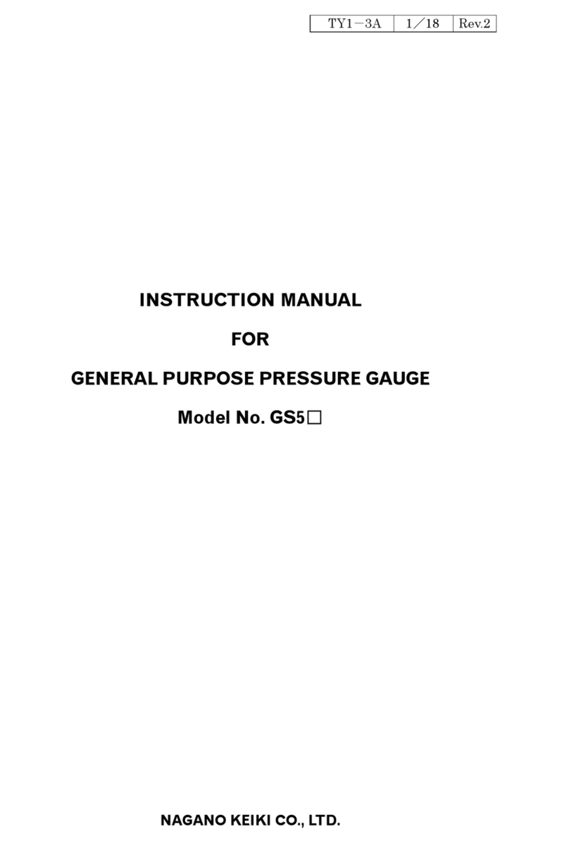 Nagano Keiki GS5 instruction manual