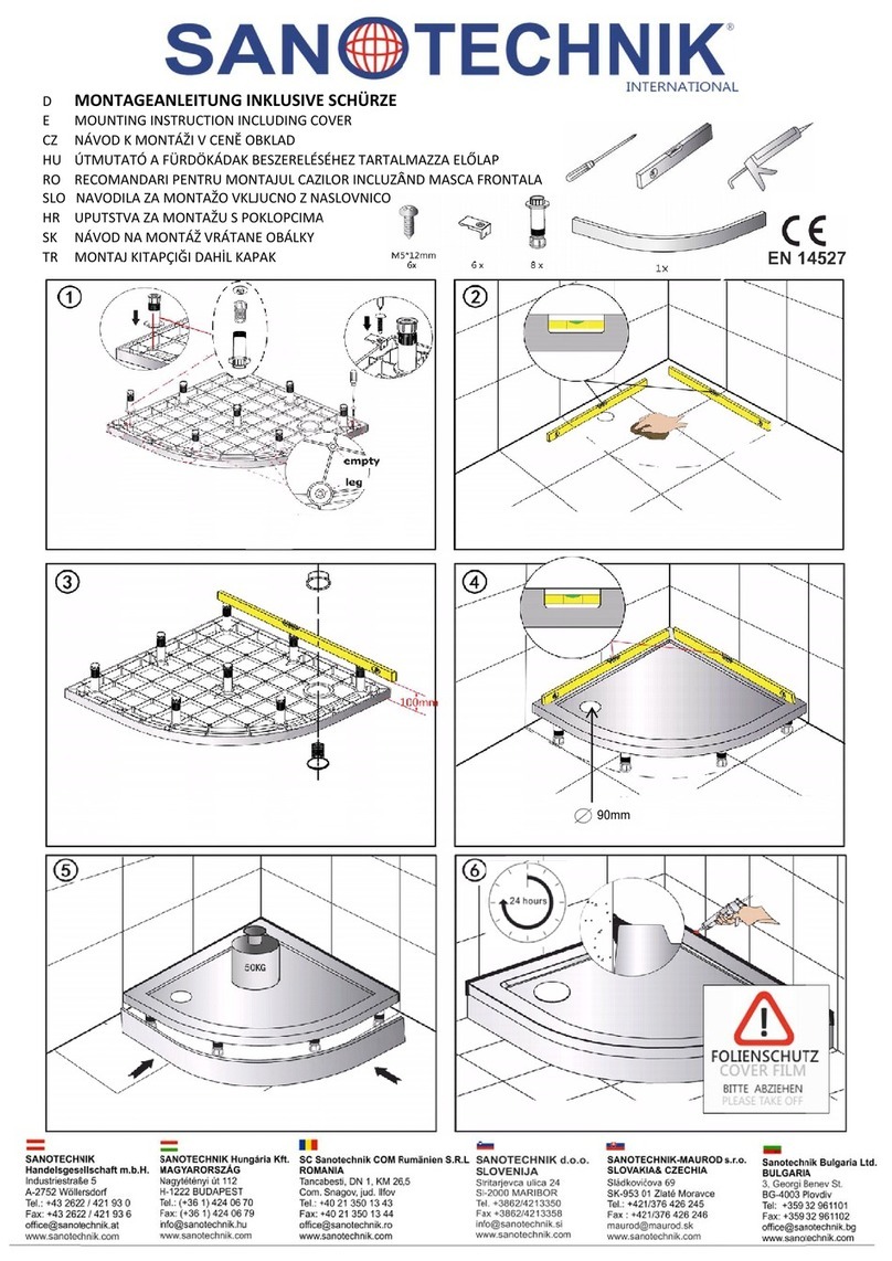 Sanotechnik SMC Mounting instructions