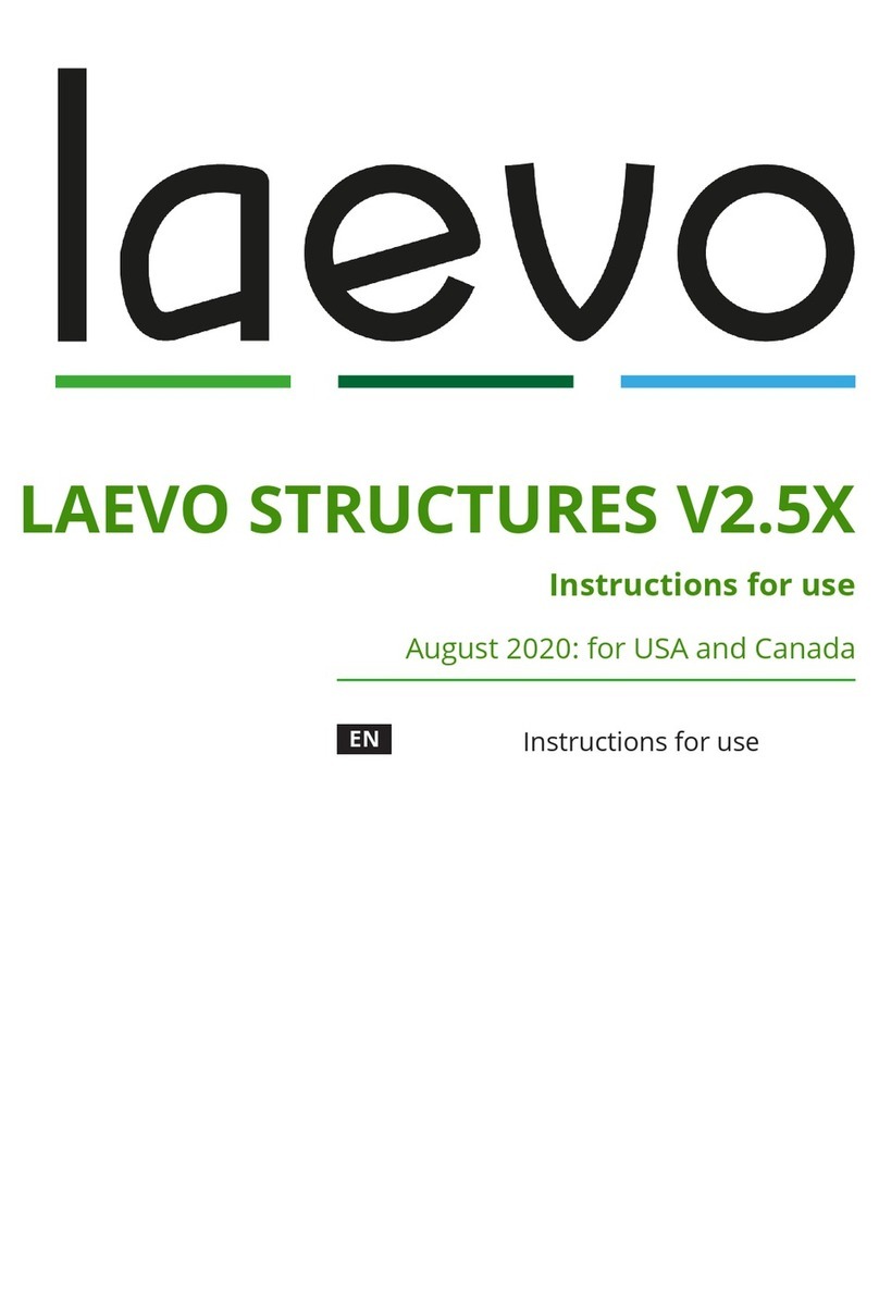 Laevo STRUCTURES V2.5X Instructions for use