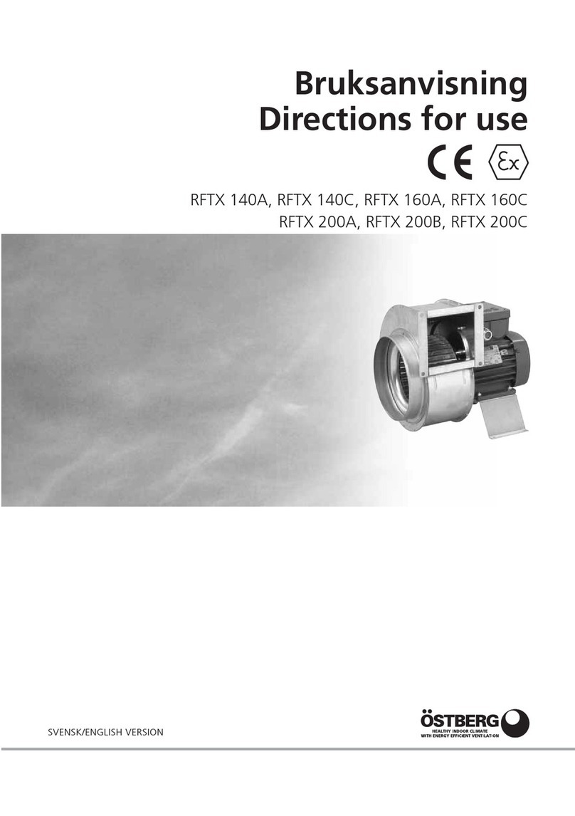 OSTBERG RFTX 140A Manual