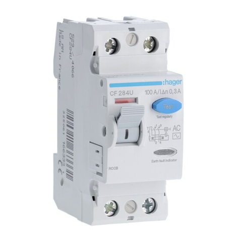 hager CE480U User manual