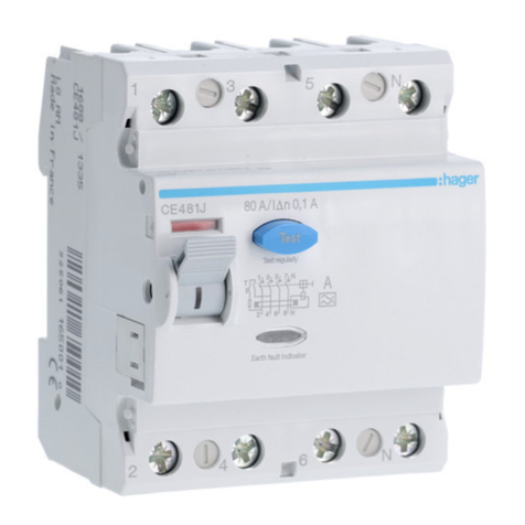 hager CE481J User manual