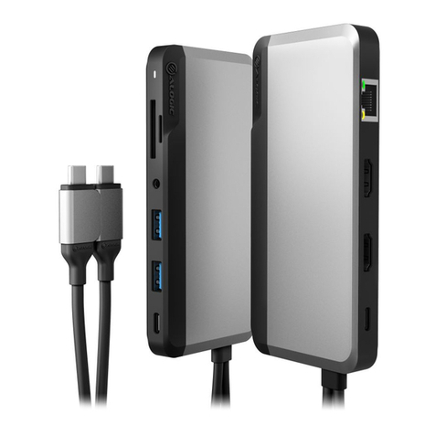 Alogic Super Dock U2CSH-SGR quick start guide Alogic Super Dock U2CSH-SGR quick start guide
