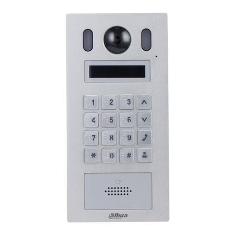 Dahua Unit VTO6221E-P user manual