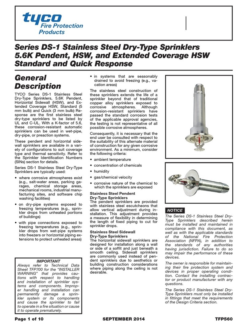 Tyco DS-1 Series User manual