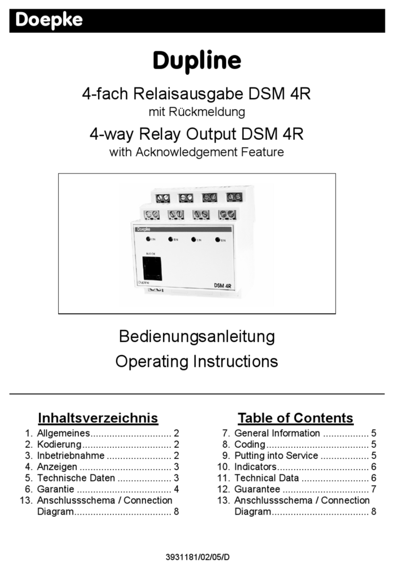 Doepke Dupline DSM 4R User manual