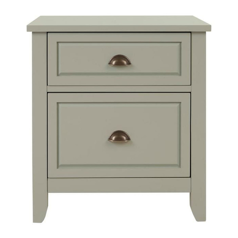 StyleWell BF-25631-WH Use and care guide
