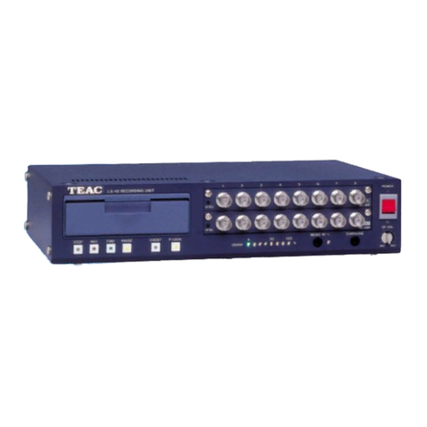 Teac LX Series User manual