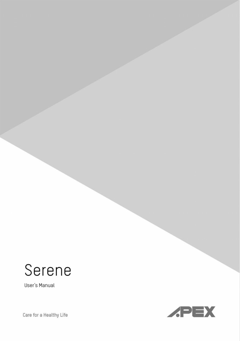 Apex Medical Serene user manual Apex Medical Serene user manual