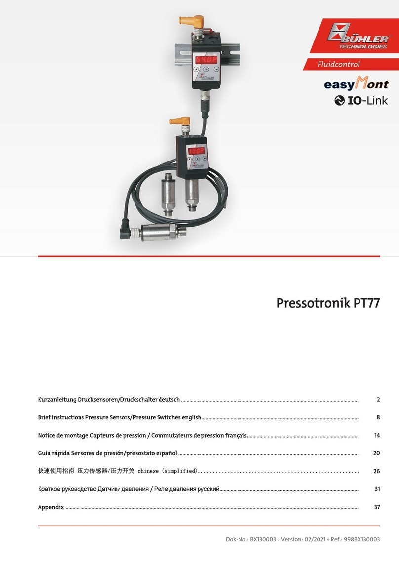 Bühler technologies easyMont IO-Link Pressotronik PT77 Reference guide