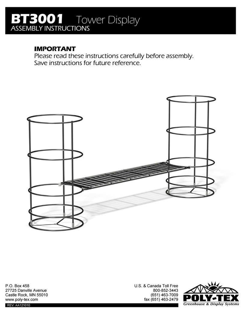 Poly-Tex BT3001 Assembly instructions