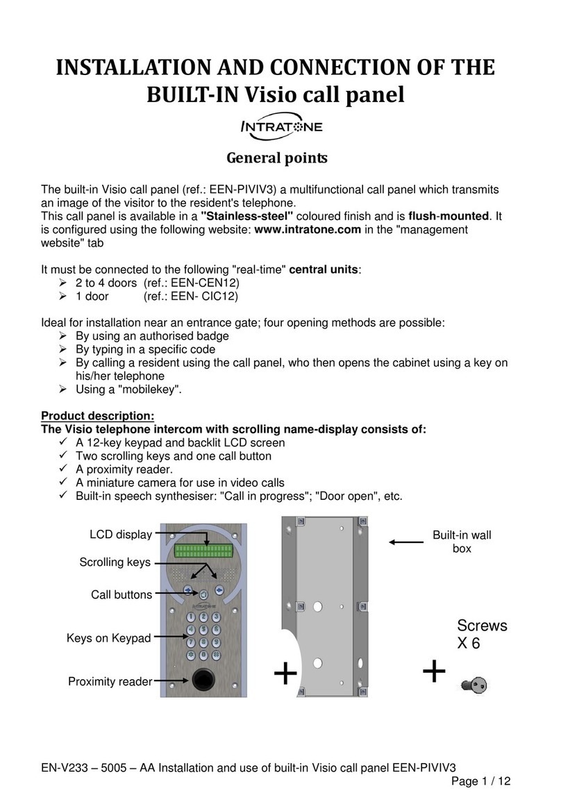 Intratone EEN-PIVIV3 Guide Intratone EEN-PIVIV3 Guide