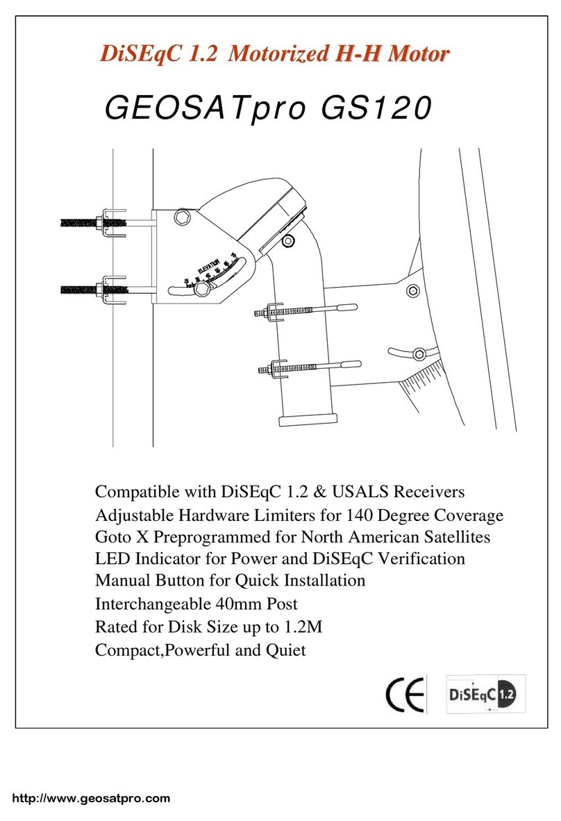 GEOSATpro GS120 quick start guide