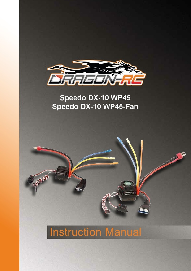 Dragon-RC Speedo DX-10 WP45 instruction manual