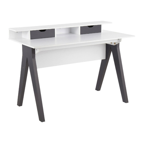 LumiSource Wishbone Desk OFD-WISH Series User manual LumiSource Wishbone Desk OFD-WISH Series User manual