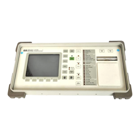 HP Agilent 37717B PDH Use and care manual