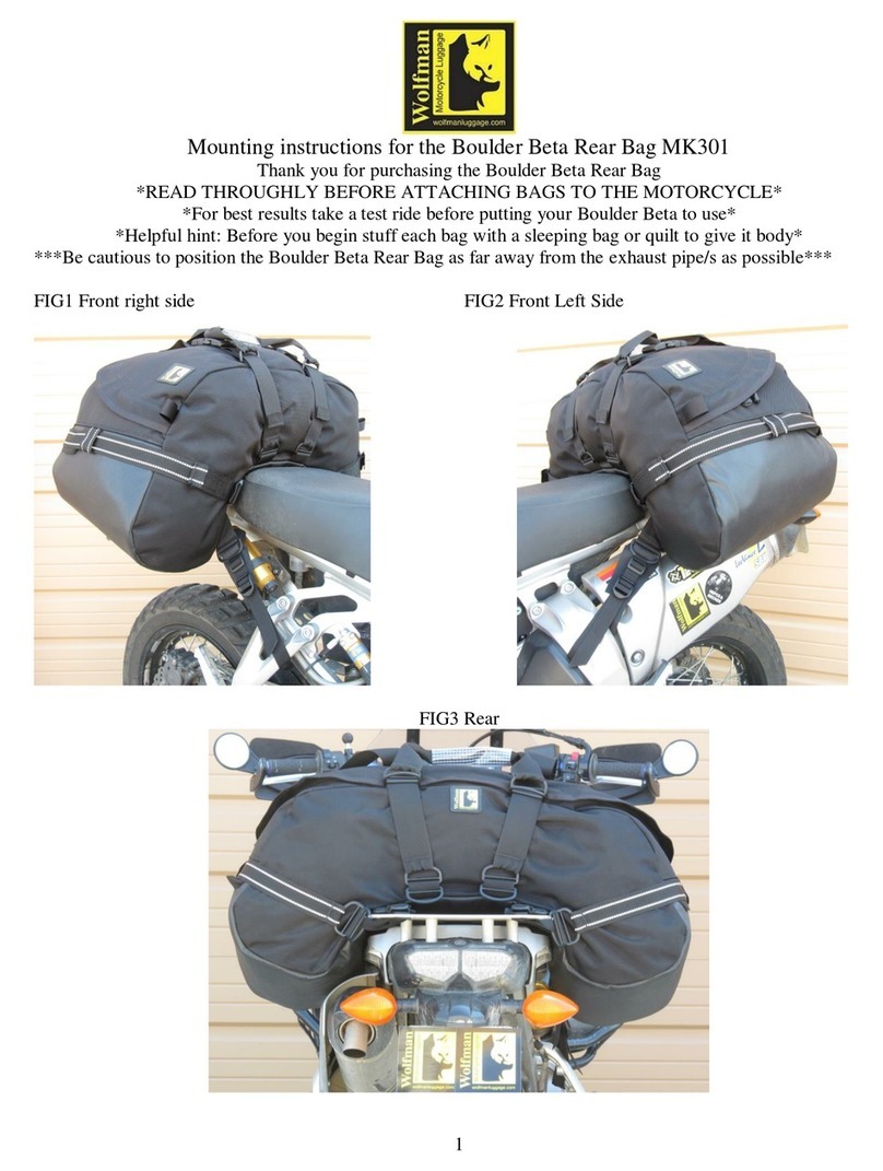 Wolfman Boulder Beta MK301 Mounting instructions