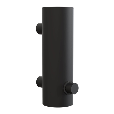 FROST NOVA2 SOAP DISPENSER 3 FITTING INSTRUCTION
