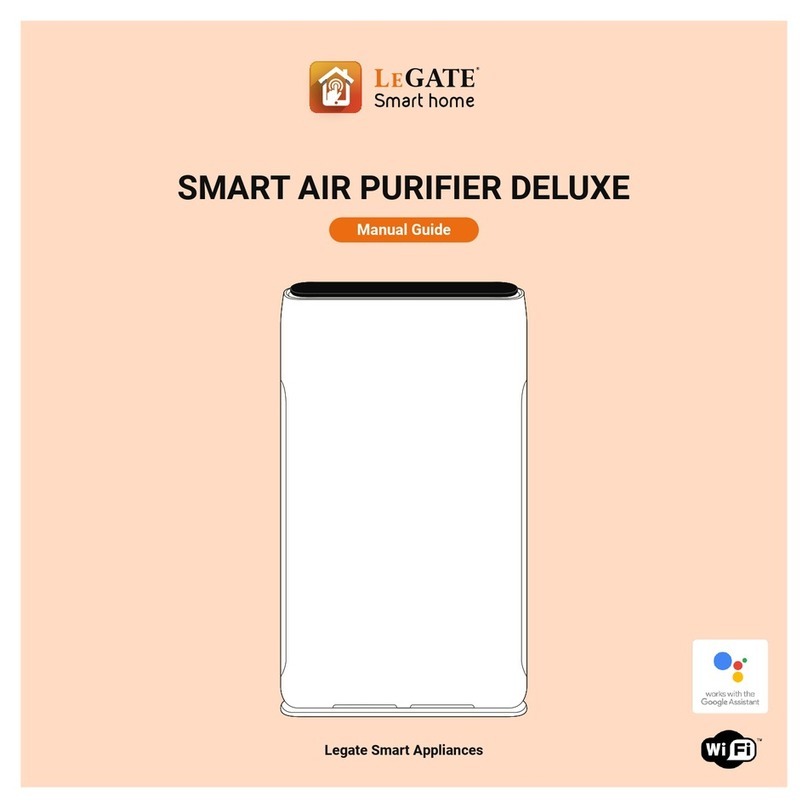 legate AIR PURIFIER Assembly instructions