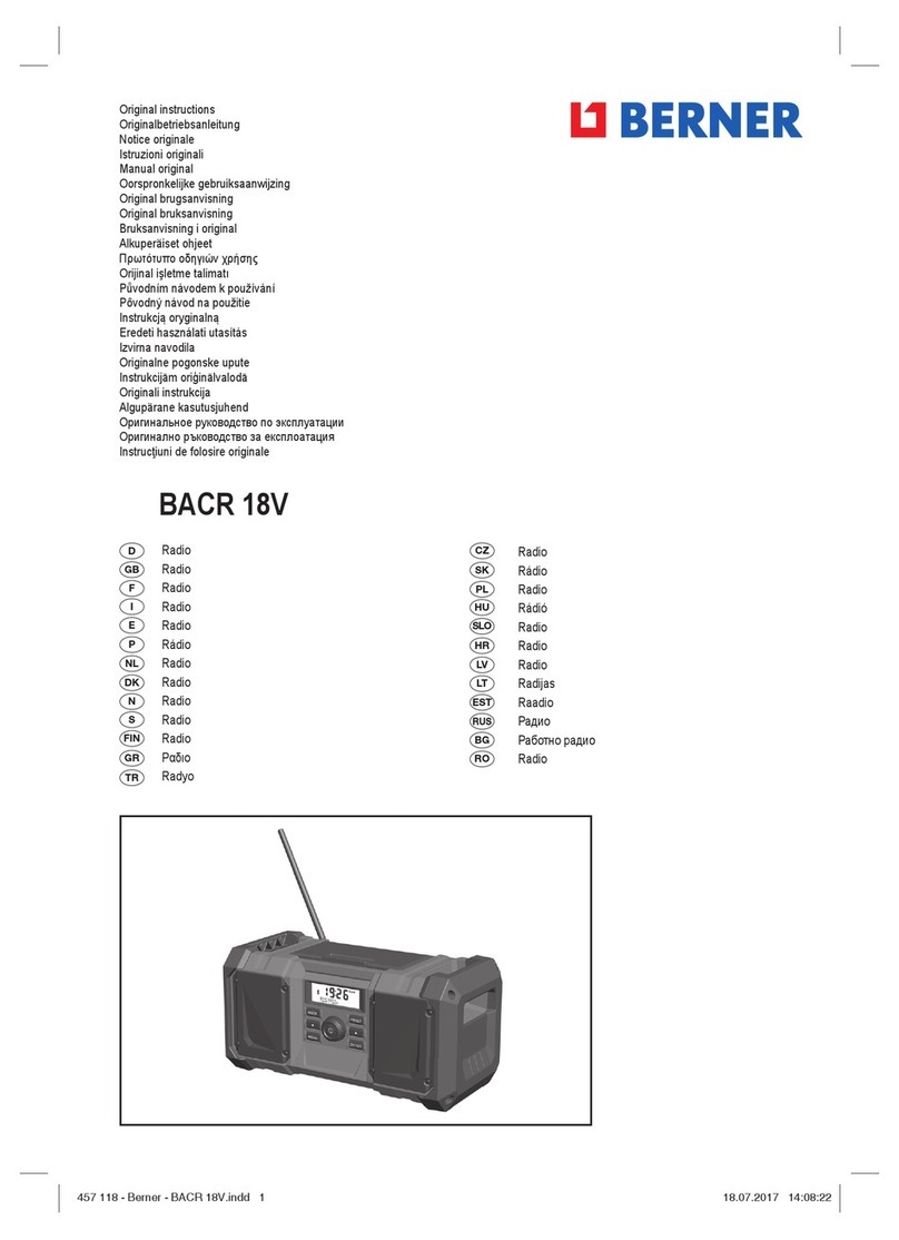 Berner BACR Original instructions